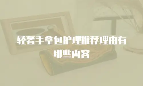轻奢手拿包护理推荐理由有哪些内容