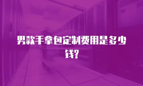 男款手拿包定制费用是多少钱?