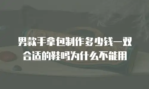 男款手拿包制作多少钱一双合适的鞋吗为什么不能用