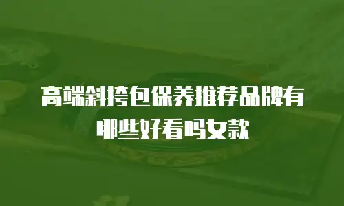高端斜挎包保养推荐品牌有哪些好看吗女款