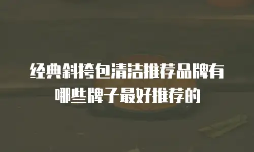 经典斜挎包清洁推荐品牌有哪些牌子最好推荐的
