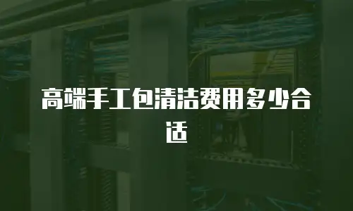 高端手工包清洁费用多少合适