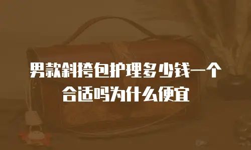 男款斜挎包护理多少钱一个合适吗为什么便宜