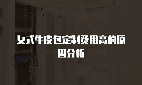 女式牛皮包定制费用高的原因分析