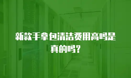 新款手拿包清洁费用高吗是真的吗？