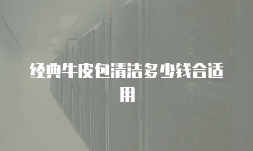 经典牛皮包清洁多少钱合适用