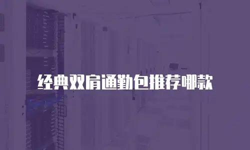 经典双肩通勤包推荐哪款