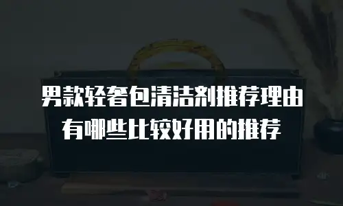 男款轻奢包清洁剂推荐理由有哪些比较好用的推荐