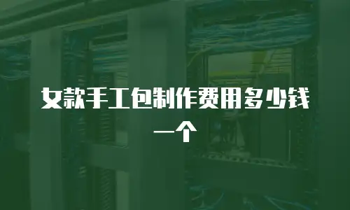 女款手工包制作费用多少钱一个