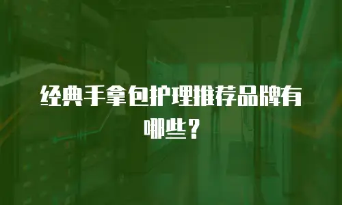 经典手拿包护理推荐品牌有哪些？