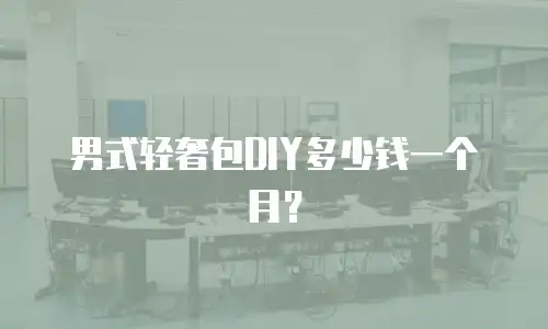 男式轻奢包DIY多少钱一个月？