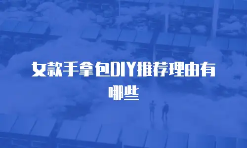 女款手拿包DIY推荐理由有哪些