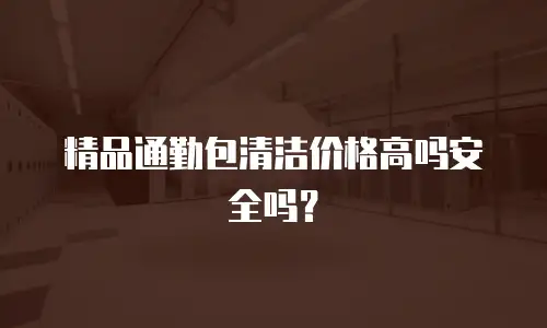 精品通勤包清洁价格高吗安全吗？