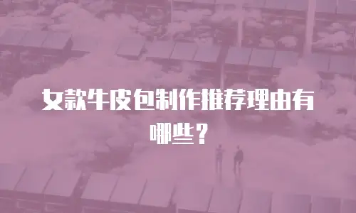 女款牛皮包制作推荐理由有哪些？