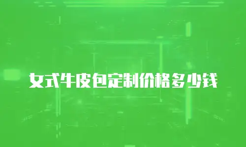 女式牛皮包定制价格多少钱