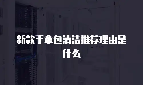 新款手拿包清洁推荐理由是什么