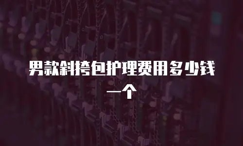 男款斜挎包护理费用多少钱一个