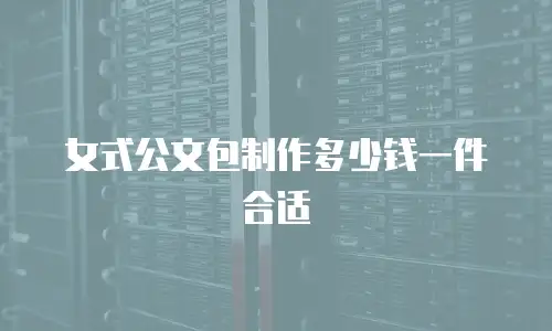 女式公文包制作多少钱一件合适
