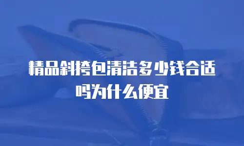 精品斜挎包清洁多少钱合适吗为什么便宜