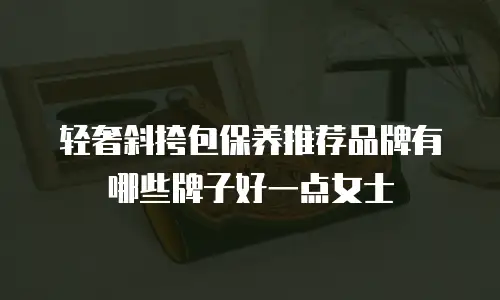 轻奢斜挎包保养推荐品牌有哪些牌子好一点女士