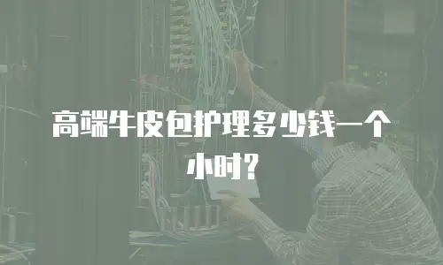 高端牛皮包护理多少钱一个小时？