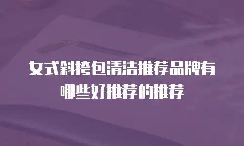 女式斜挎包清洁推荐品牌有哪些好推荐的推荐