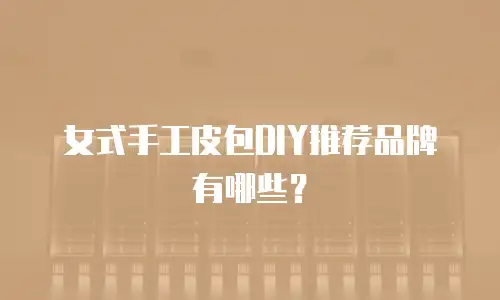 女式手工皮包DIY推荐品牌有哪些？