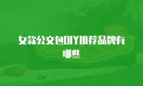 女款公文包DIY推荐品牌有哪些