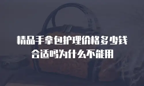 精品手拿包护理价格多少钱合适吗为什么不能用