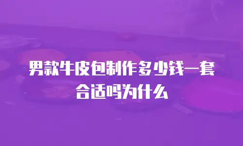 男款牛皮包制作多少钱一套合适吗为什么