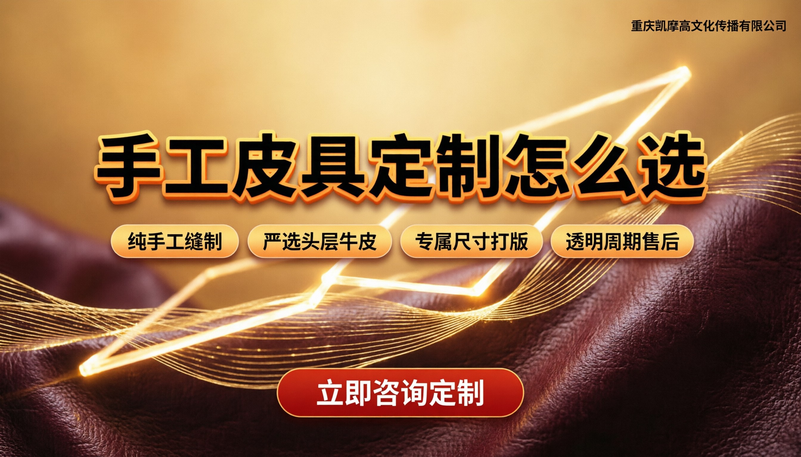 手工皮具定制怎么选：纯牛皮定制价格与避坑