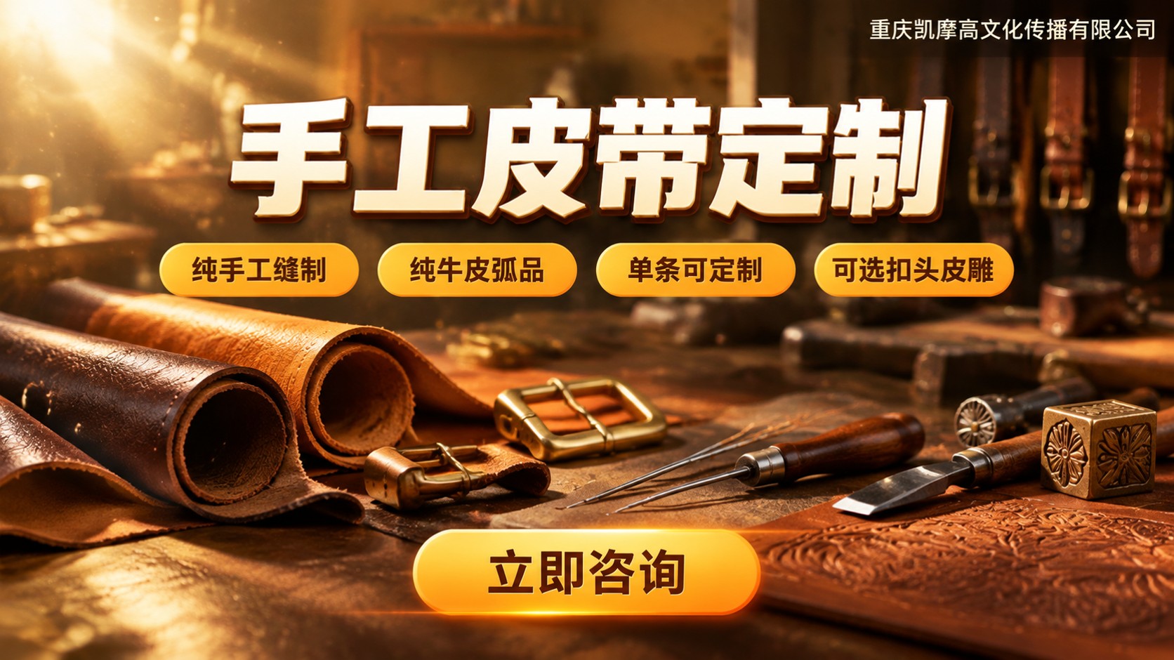 手工皮带定制选购指南：材质、工艺与报价